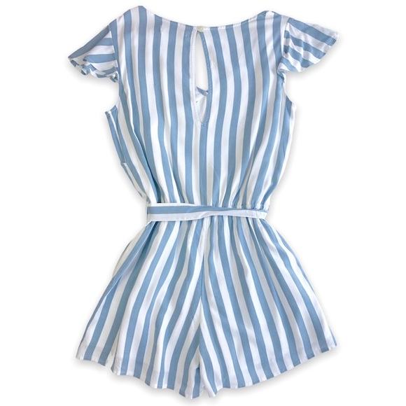 {Abercrombie Kids} Striped Romper - Picture 2 of 7